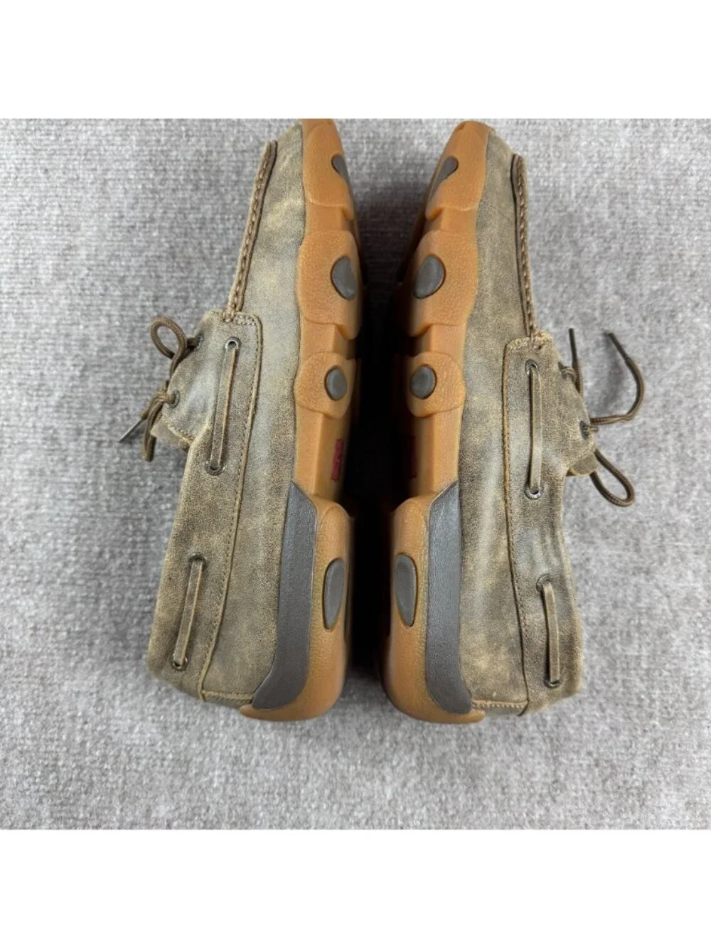 Twisted X Driving Mocs Boat Shoe Mens 13M Bomber Brown Leather Gorpcore Farmcore